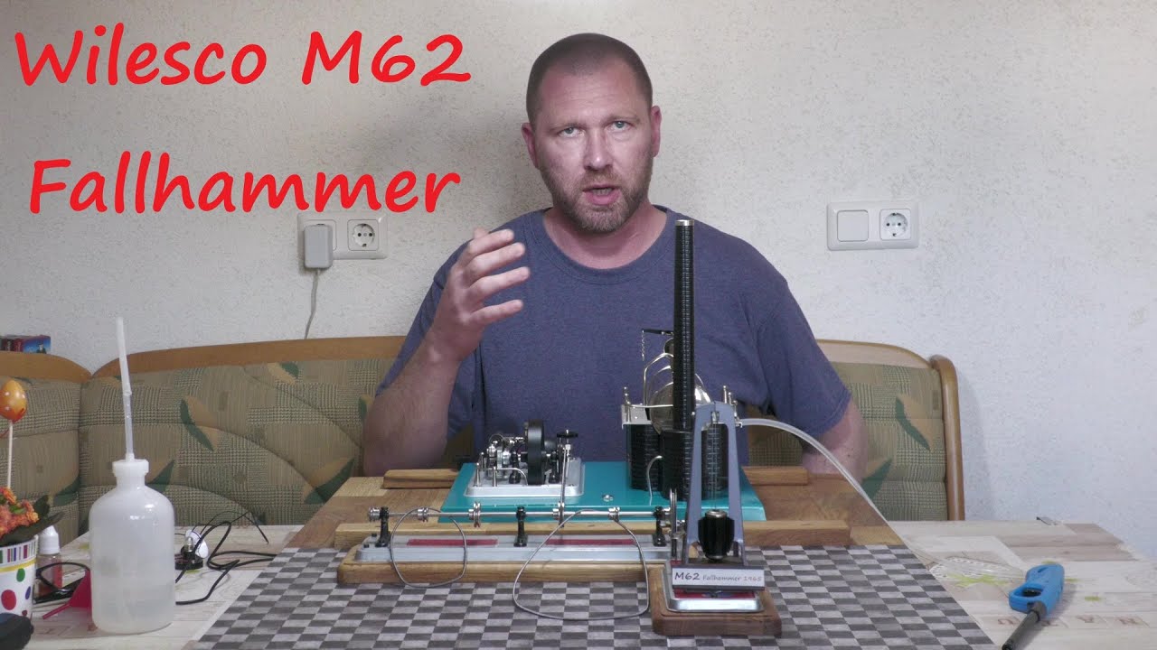 Wilesco D18 mit Fallhammer M62 und Tipps zu Dichtungen