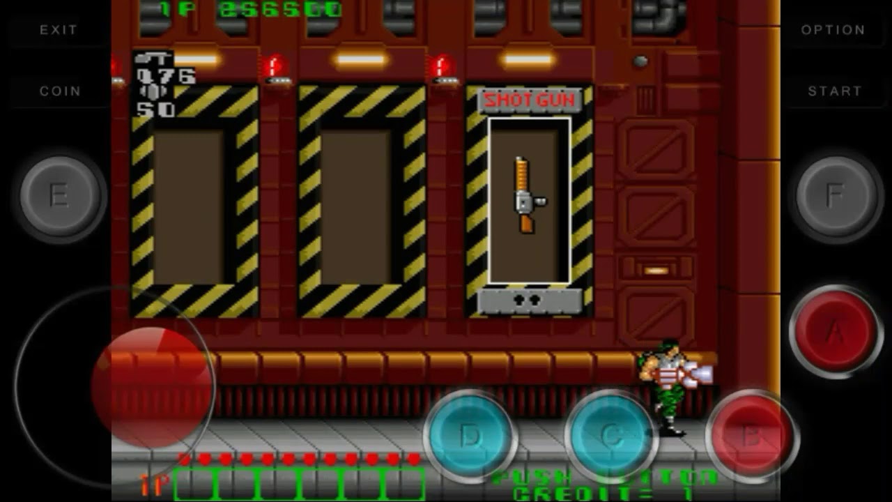MIDNIGHT RESISTANCE, Emulator MAME, Android.