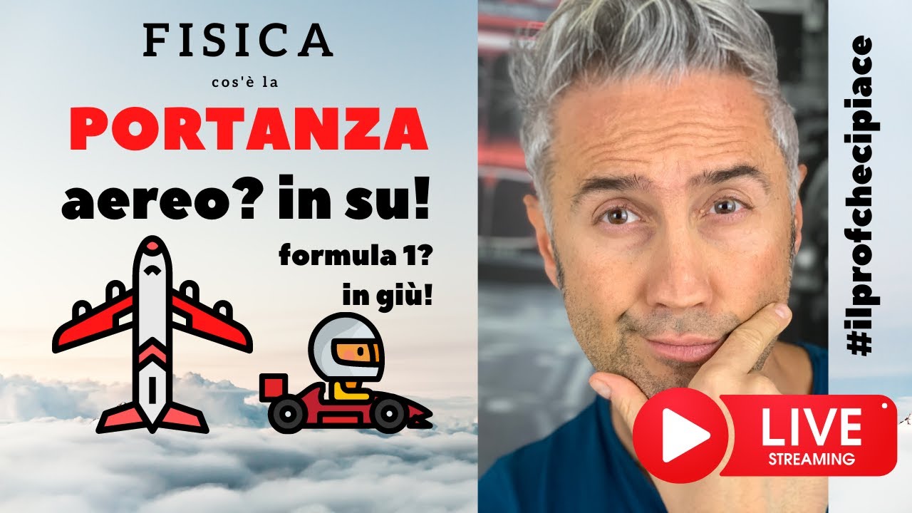 la PORTANZA AERODINAMICA, come vola un aereo? spiegazione ed esercizio risolto! portanza di un aereo