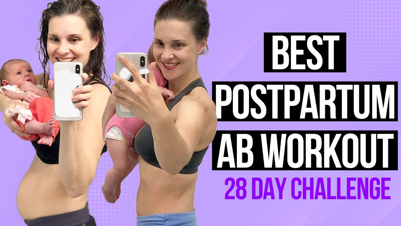 Daily Postpartum Ab Workout (28 Day Challenge!)