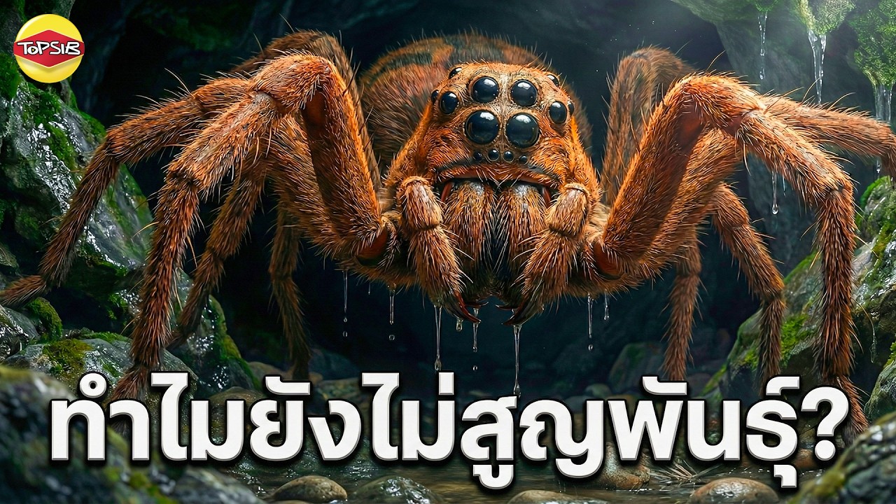 แมงมุมดึกดำบรรพ์ที่เก่าแก่ที่สุดในโลก! รอดชีวิตมาได้นับล้านปี!