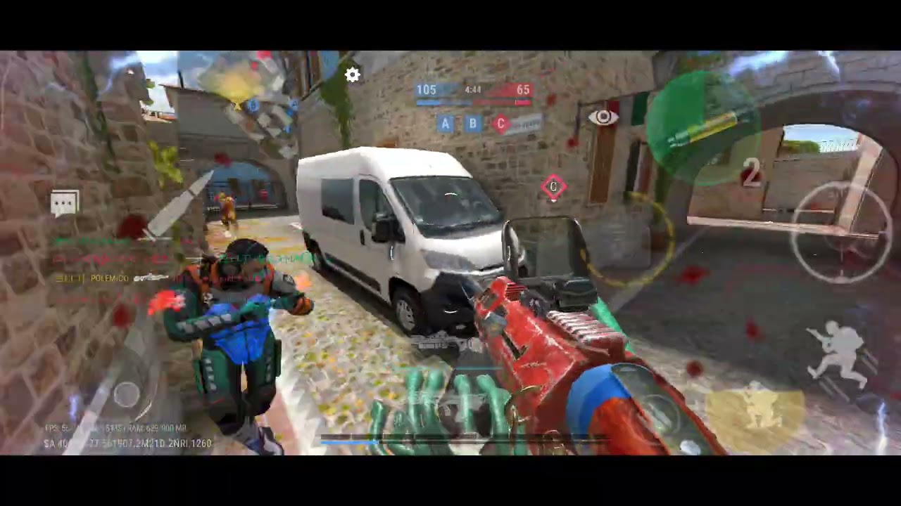 Modern Strike Online - Pontos de Captura - Clan ELITE vs BOW - x3
