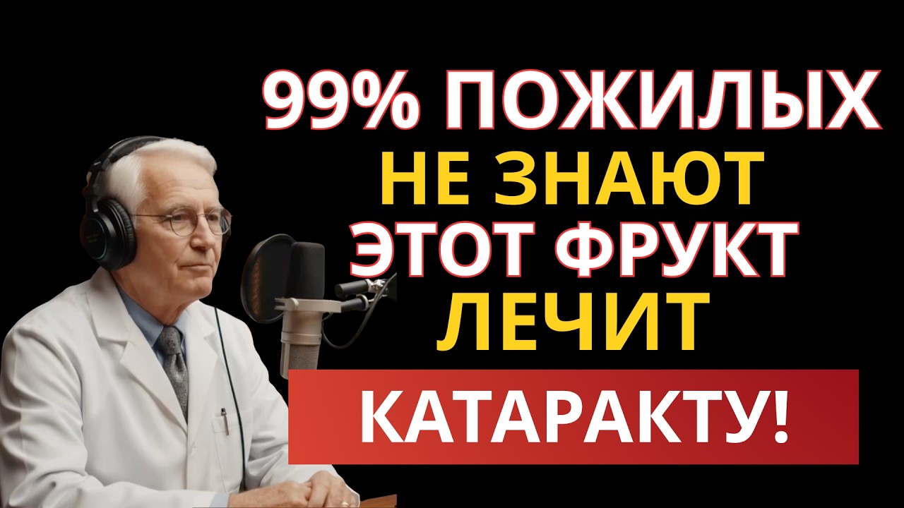 Катаракта отступает? 5 фруктов для защиты зрения после 60 | Без таблеток