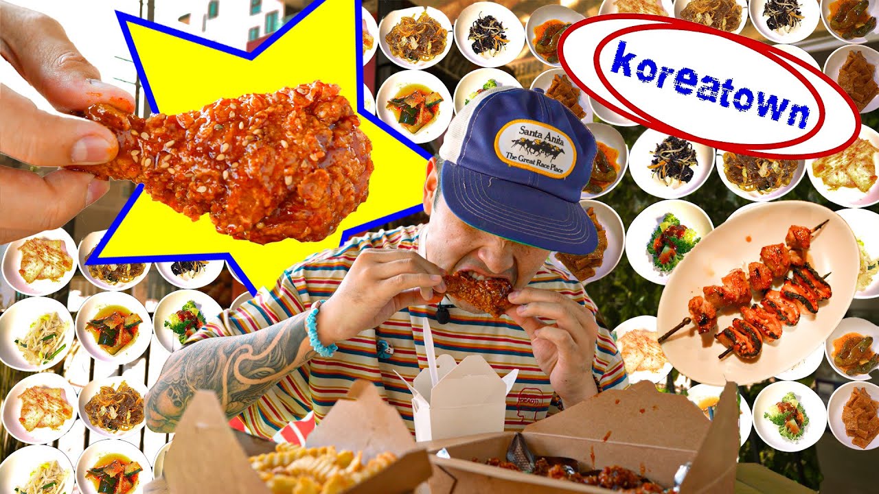 KOREATOWN LOS ANGELES FOOD TOUR// YUKGAEJANG, KOREAN FRIED CHICKEN, KIMCHI LUNCH BOX, SKEWERS & SOJU