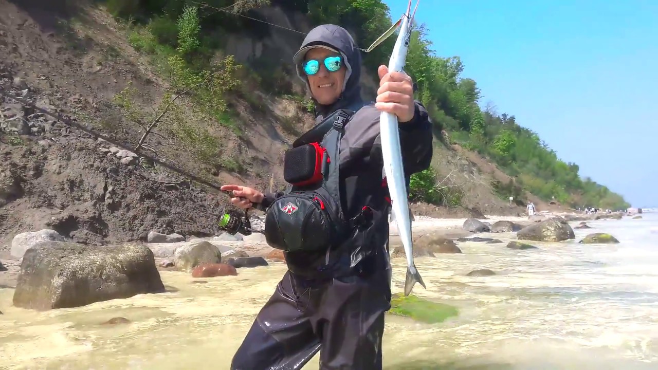 Misja Belona. Wędkarstwo morskie - Belona z plaży. Garfish