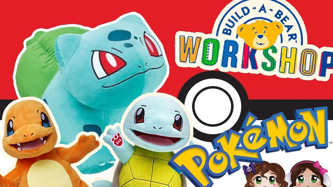 Let's Build Bulbasaur! ~ Trip to Build-A-Bear Workshop, Pokemon Squirtle Charmander