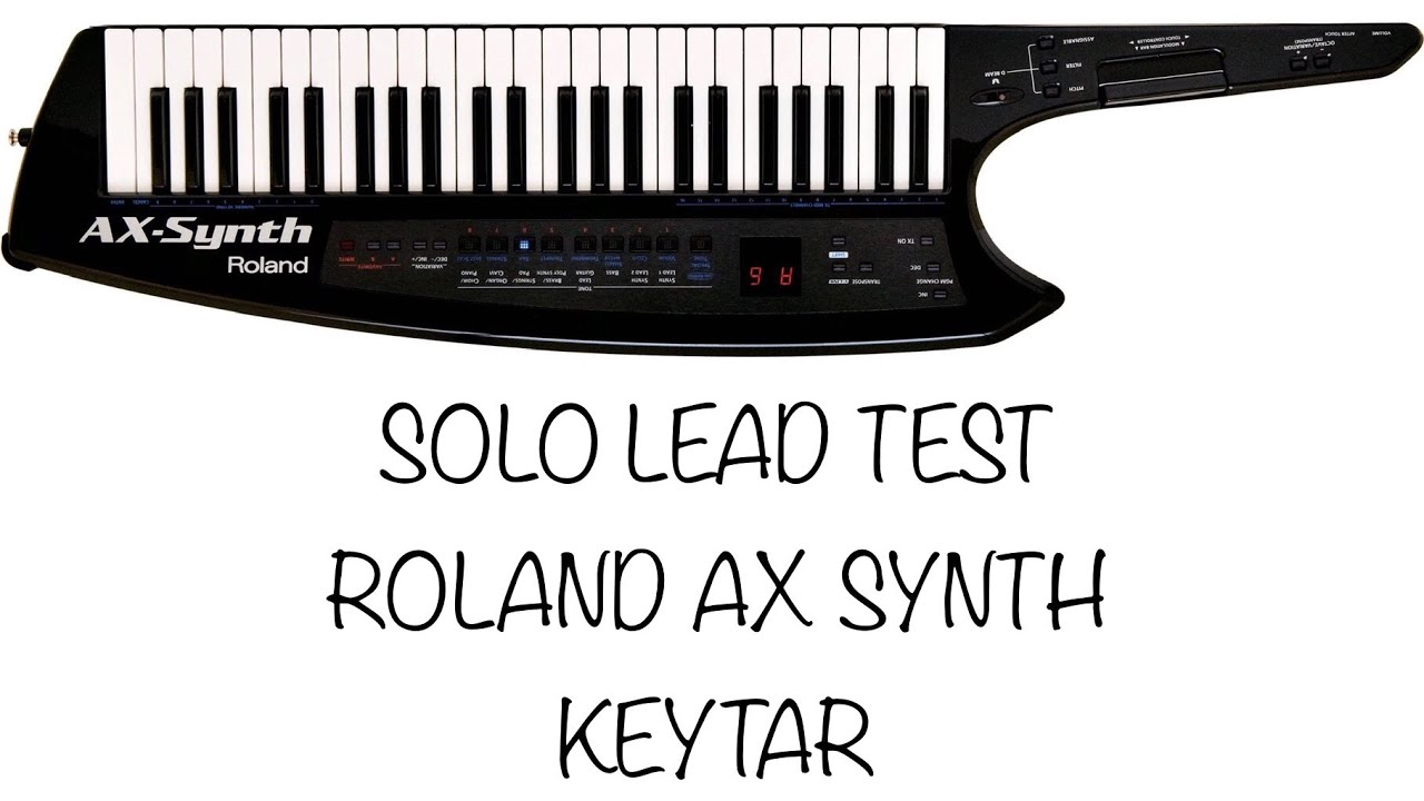 Keytar Roland - AX Synth (test) Keyboard Guitar