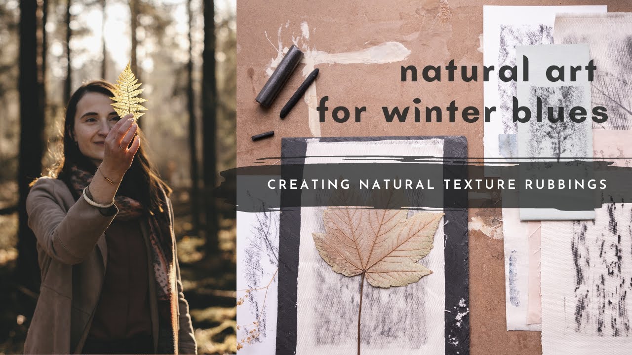Creating Texture Rubbings | Destress Instantly With This Calming Art Tutorial