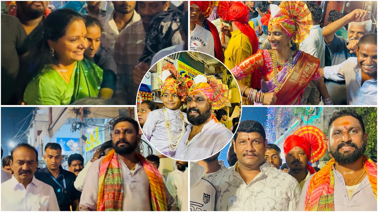 Bownpally Mantri Sai Yadav Sadar 2025 | MLC Kavitha Sky Lab Etala Rajendar Entry at Sai Yadav Sadar 