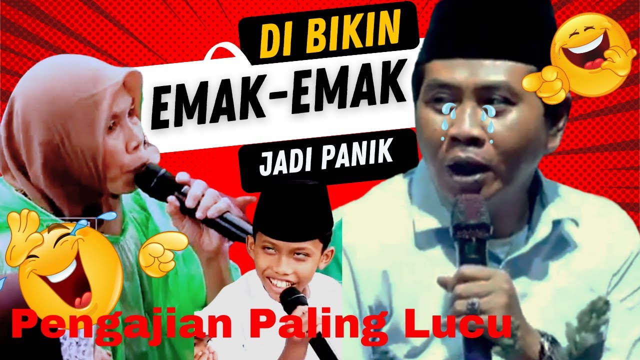 PALING LUCU ABAH ANZA DI GARAP EMAK EMAK ANAKNYA 7 PENGAJIAN ANWAR SAHID  #syekhermania #anza