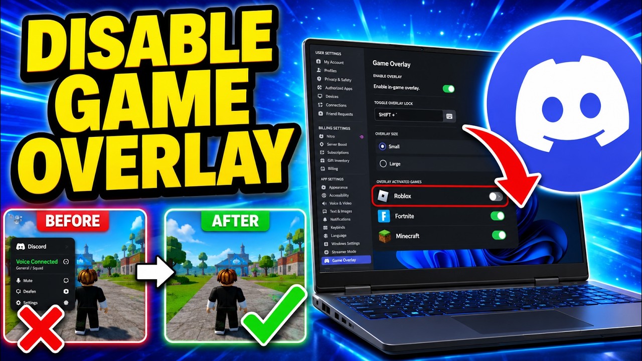 How To Turn Off Discord Overlay for Specific Games - Full Guide
