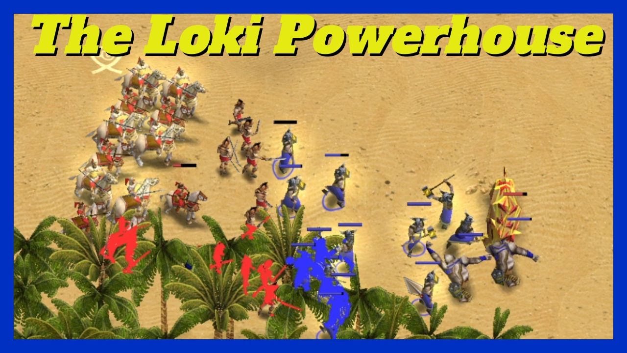 Loki is a Scary God | 1v1 Loki vs Kronos #aom #ageofempires