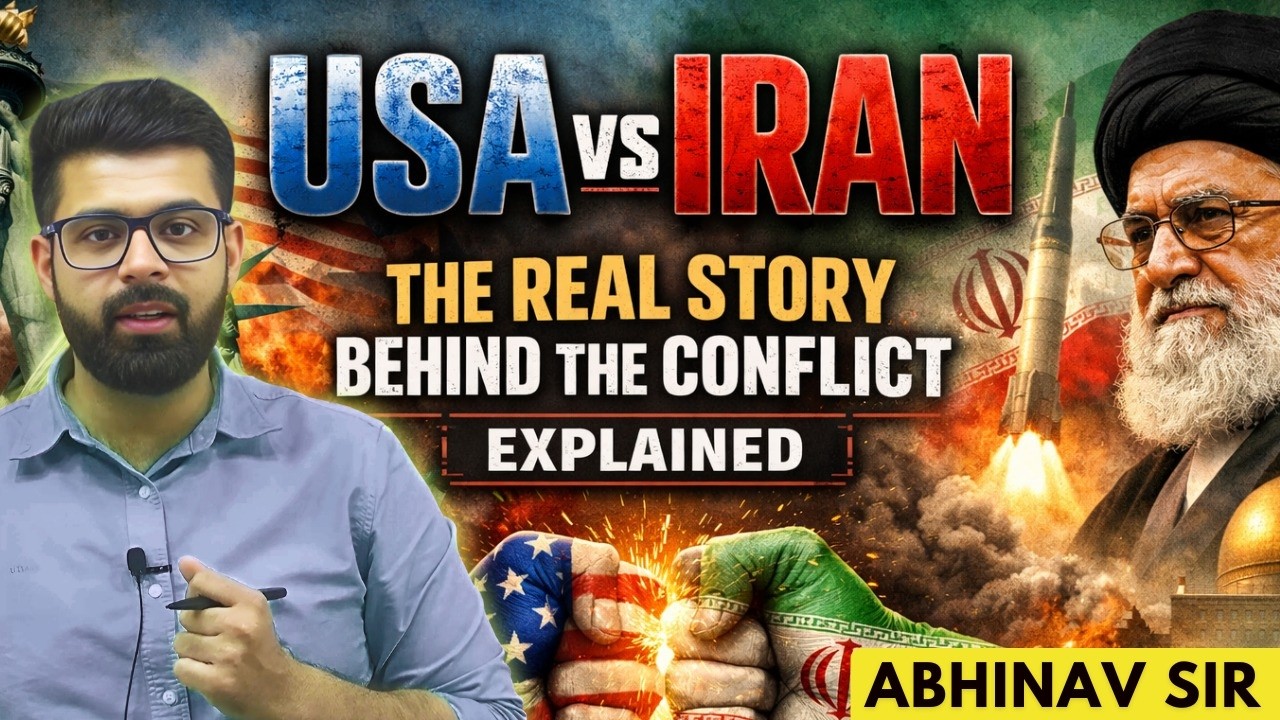 Why US Attacked Iran? | Complete Story Explained | Abhinav Sir | 9700796000 | Best IAS Coaching