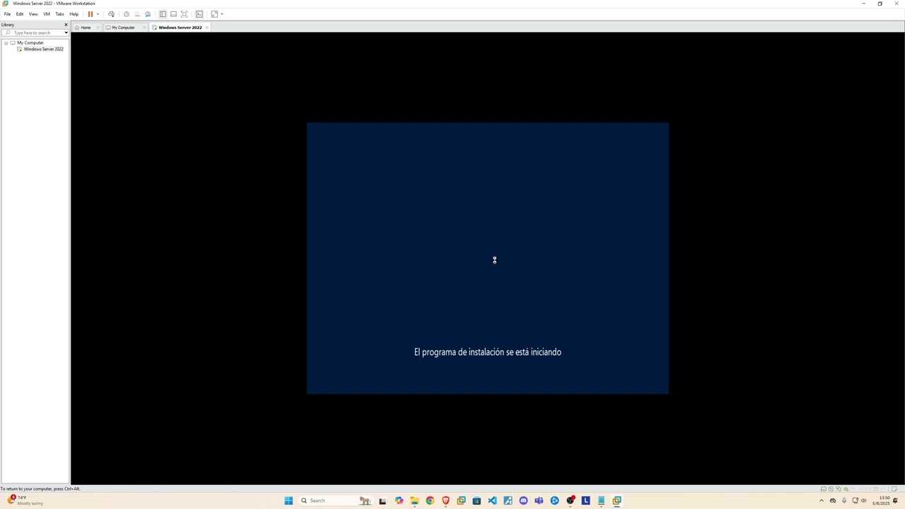 Como Descargar e Instalar  Windows Server 2022 en VMware Workstation Pro v17