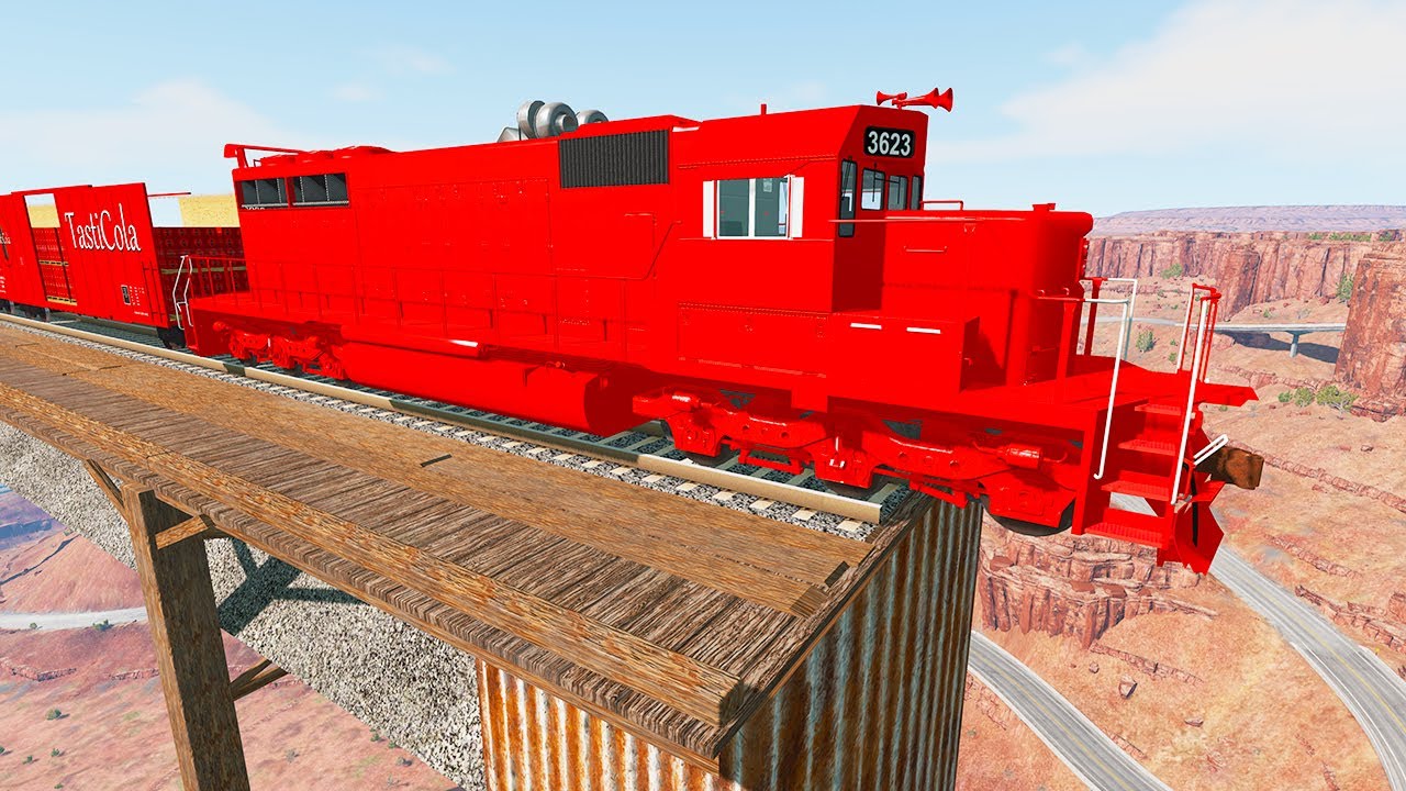 Tasti Cola Train Fails #4 | BeamNG Drive - DancingCars