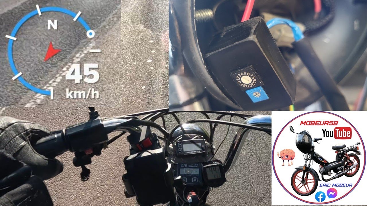 Passage de 85 km/h à 45km/h en un clic!