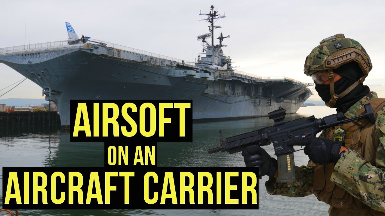 Airsoft on an Aircraft Carrier | Milsim Maritime Operation High Tide (HK 416C with Acetech Tracer)
