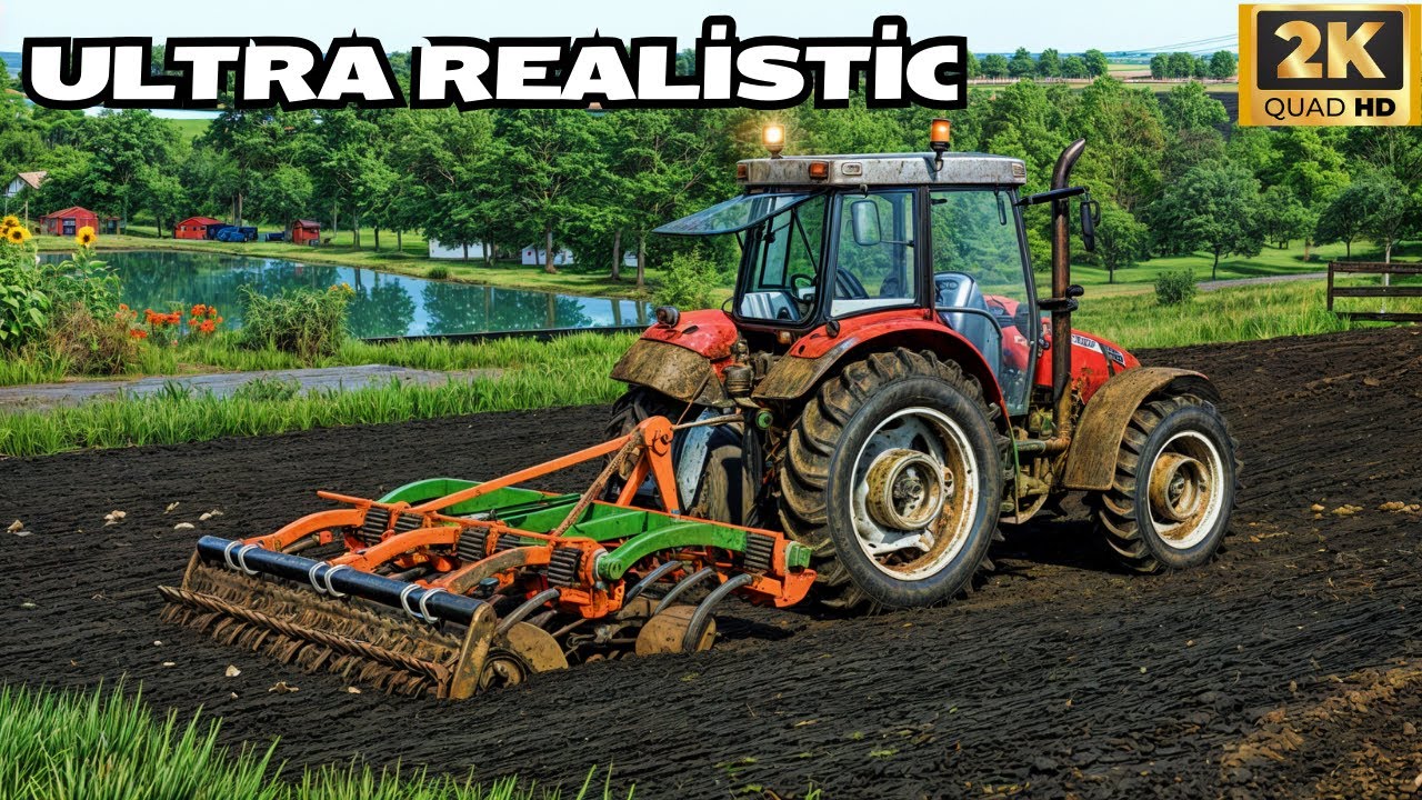 POV MASSEY FERGUSON İN REAL LİFE |  REALİSTİC DRİVE | CULTİVATOR  FS22