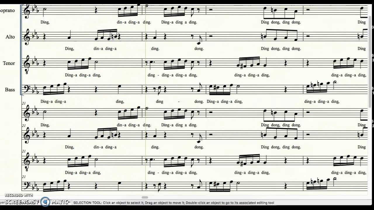 Ding-a Ding-a Ding Bass Chorus I