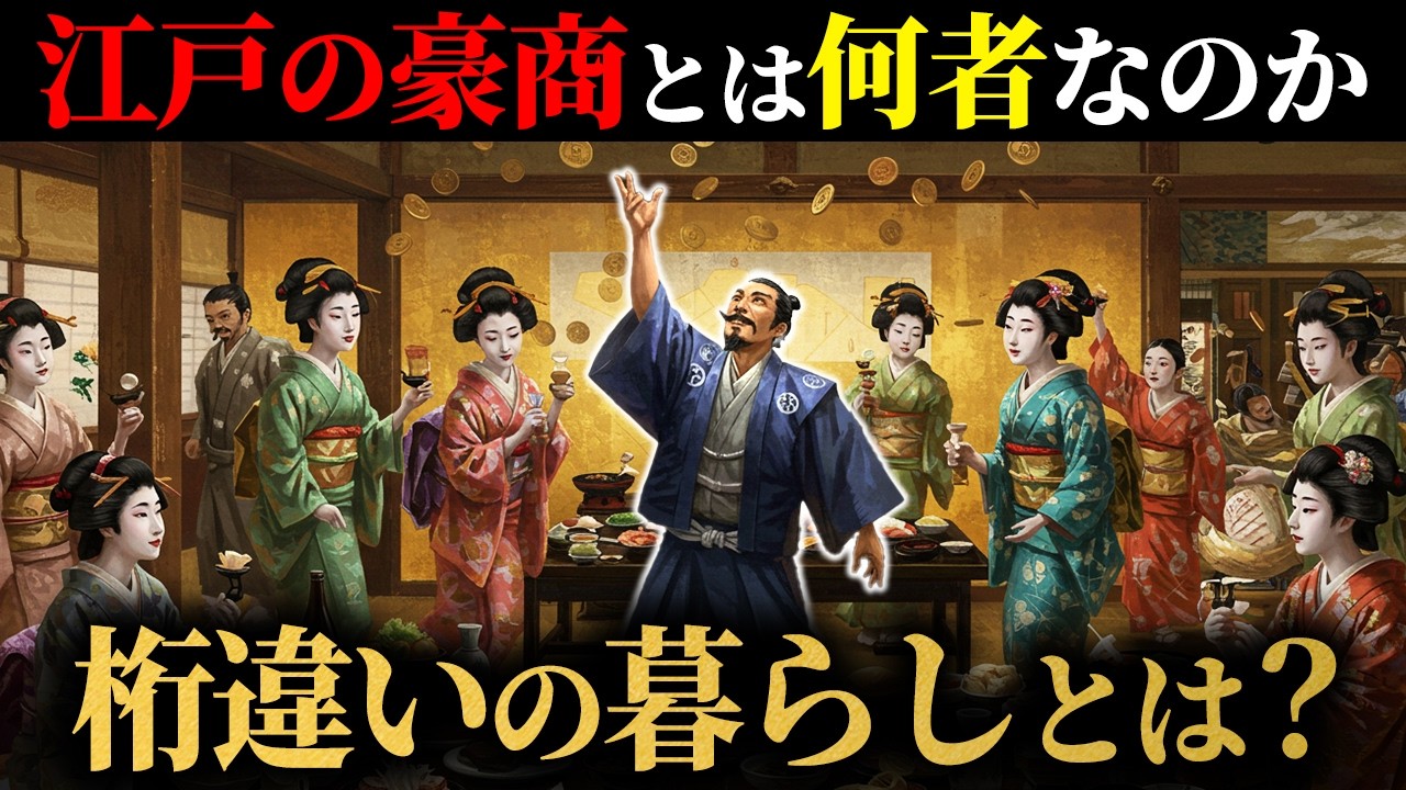 【現代の富豪よりヤバい】江戸の豪商の贅沢な生活とは？
