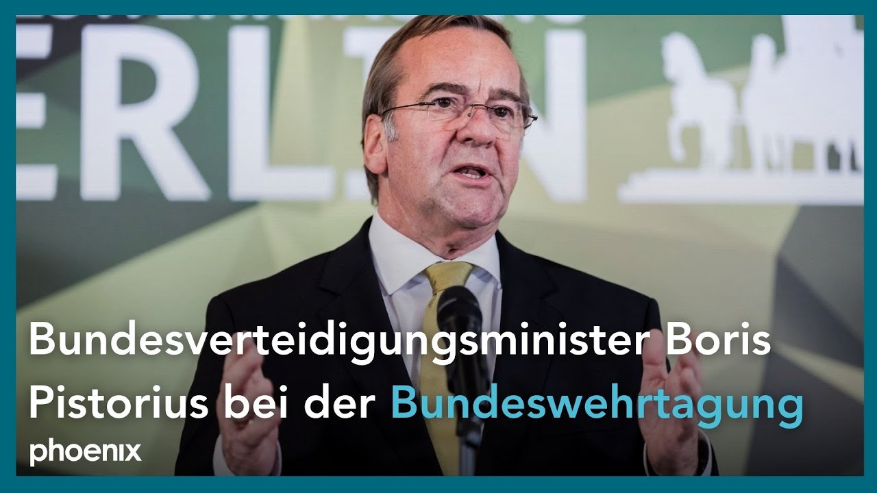 Bundesverteidigungsminister Boris Pistorius bei der Bundeswehrtagung | 07.11.2025