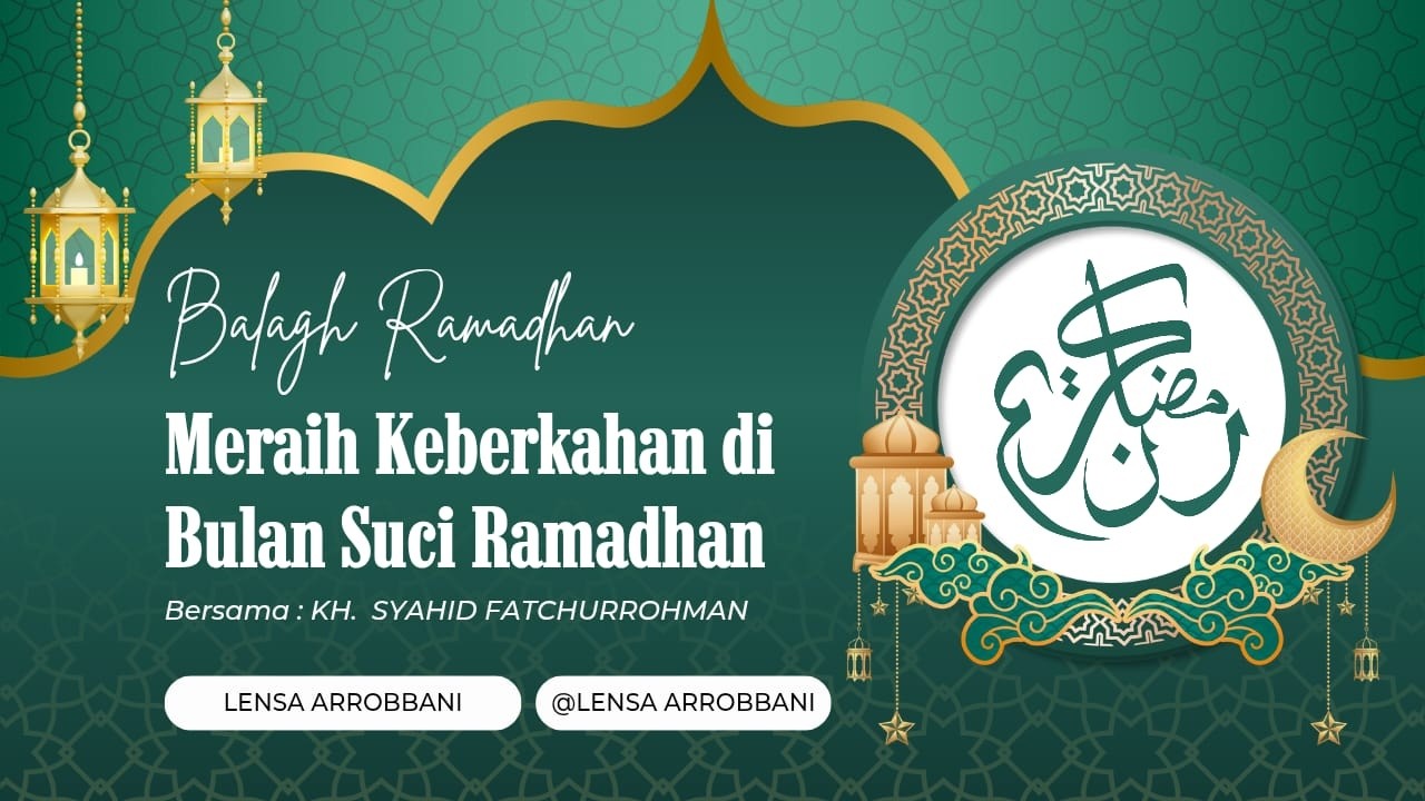 🔴LIVE PENGAJIAN  RAMADHAN OLEH KH. SYAHID FATCHURRAHMAN || KITAB TAFSIR AL-IBRĪZ