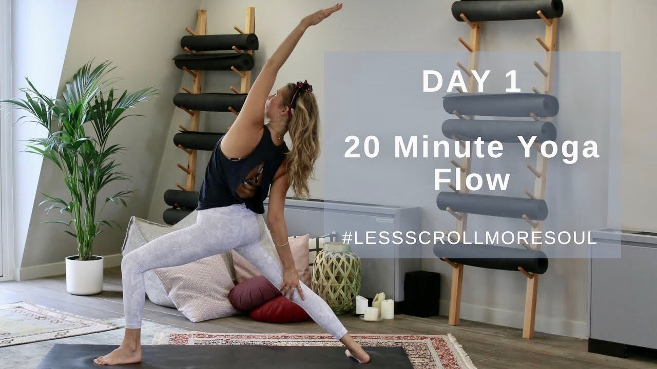 DAY 1 - Less Scroll More Soul | 25 Min Yoga Flow