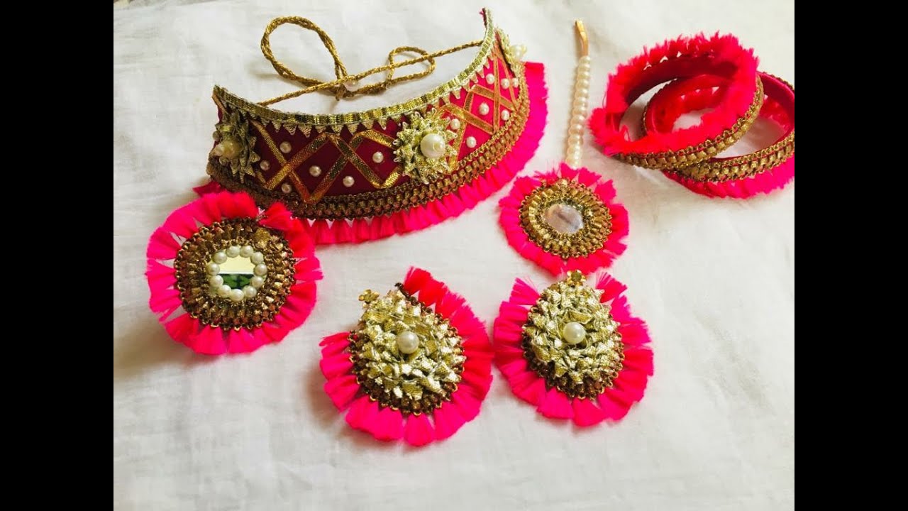 Valentine's day special gota jewellery only 10 minutes 😍