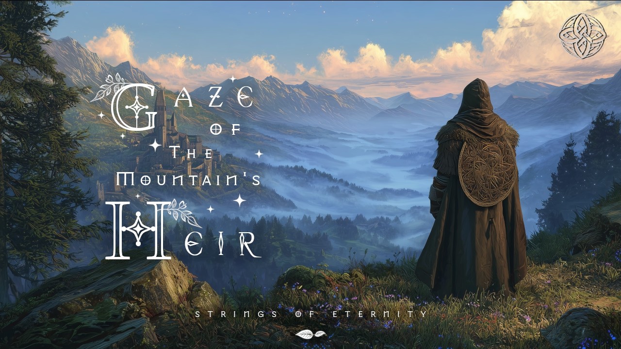 Gaze of the Mountain's Heir | Fantasy Celtic Ambience | Relaxing Music [No Ads]