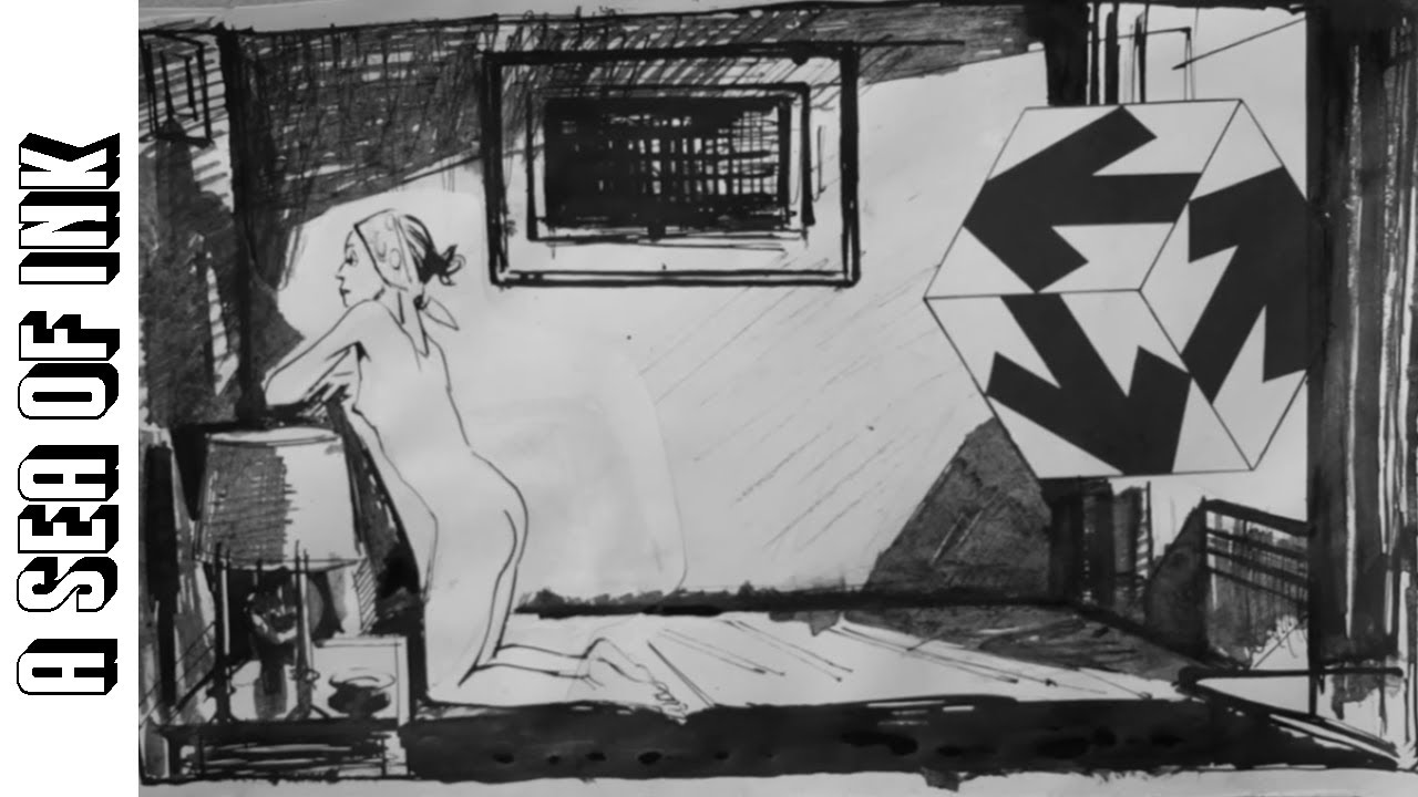 In the Studio: Blutch (Full Illustration)