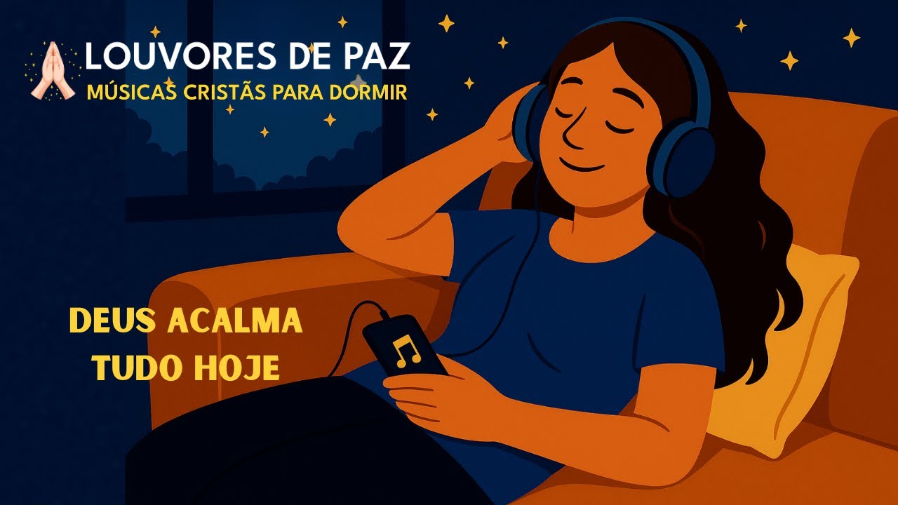 Durma em Paz com Deus | Louvores Cristãos que Acalmam a Alma 🌙🙏