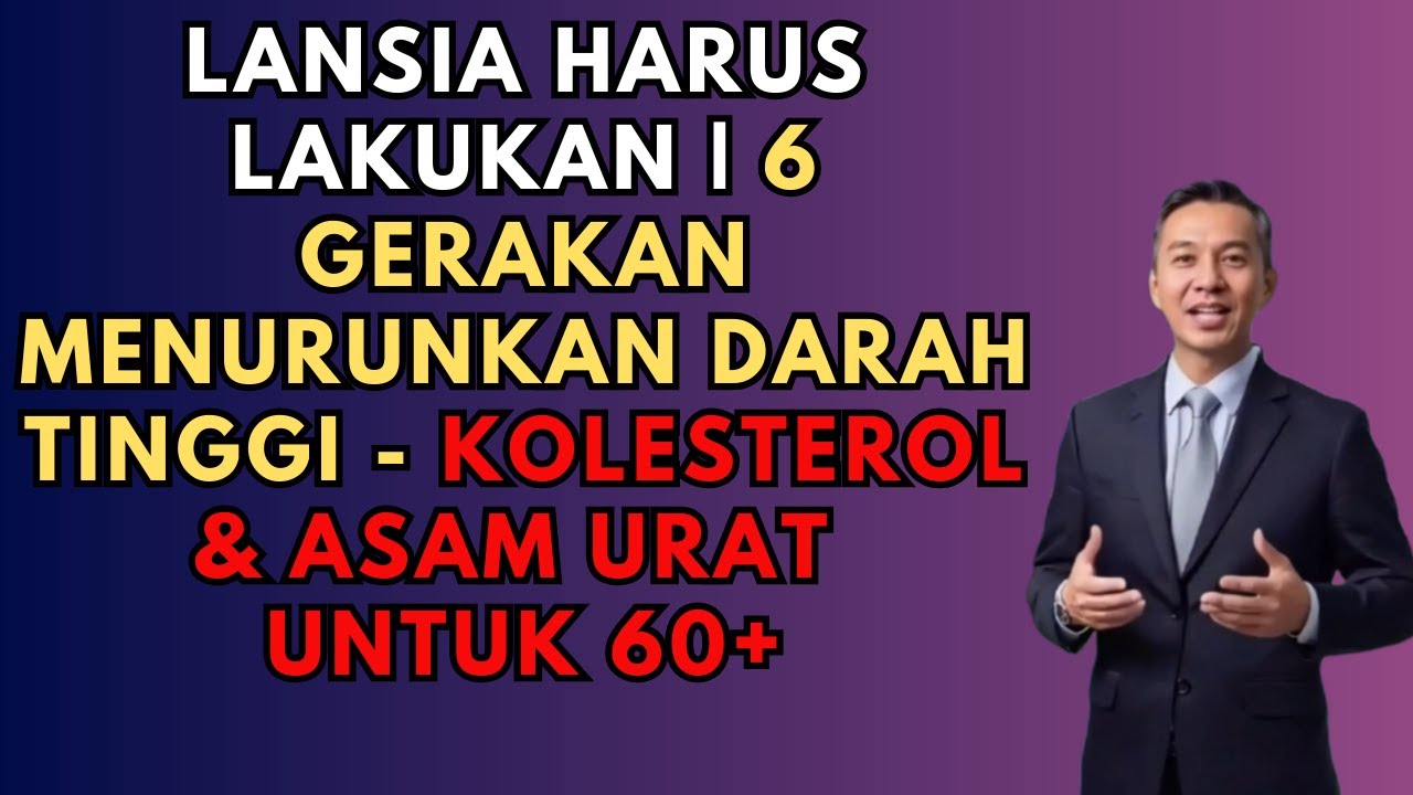 Dokter Banyak Anjurkan! 6 Gerakan Aman untuk Lansia 60+ Lawan Darah Tinggi & Asam Urat
