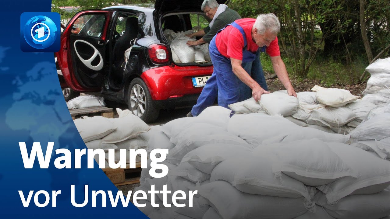 Unwetter: Große Sorgen vor Überschwemmungen