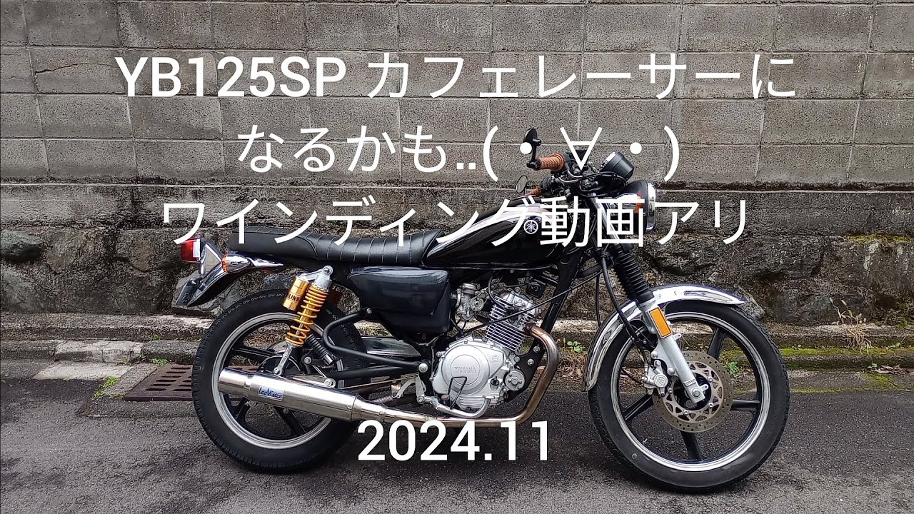 YB125SPで15年ぶりのワインディング走ってきた！