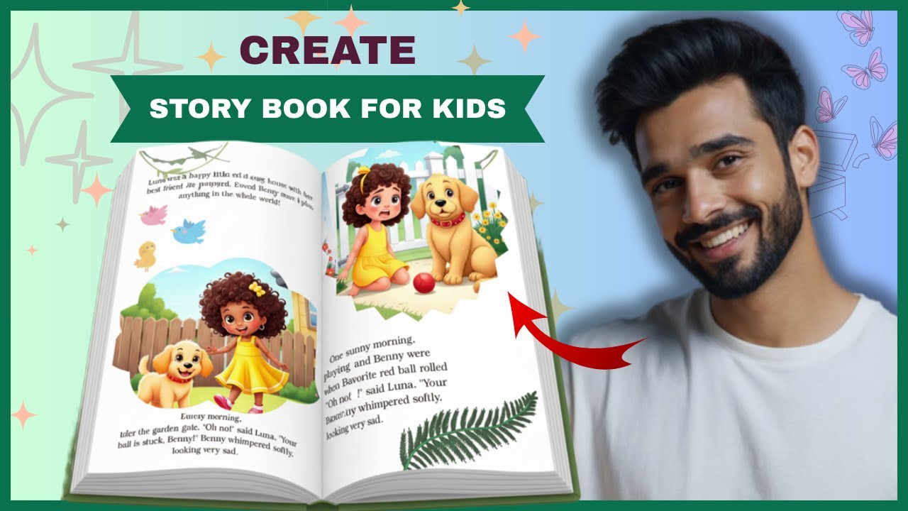 How To Create Story Book For Kids Using Canva And AI | Sell  On Amazon KDP