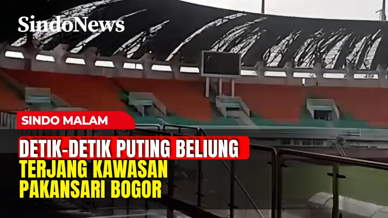 Angin Kencang Terjang Stadion Pakansari Bogor | Sindo Malam | 13/02 | Part 1