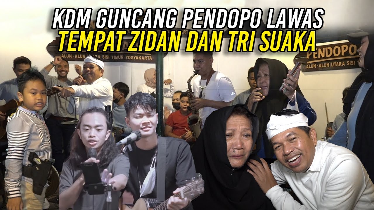 PENDOPO LAWAS TEMPAT ZIDAN & TRI SUAKA | DIGUNCANG KANG DEDI DGN SUARANYA YG BIKIN TELINGA PECAH