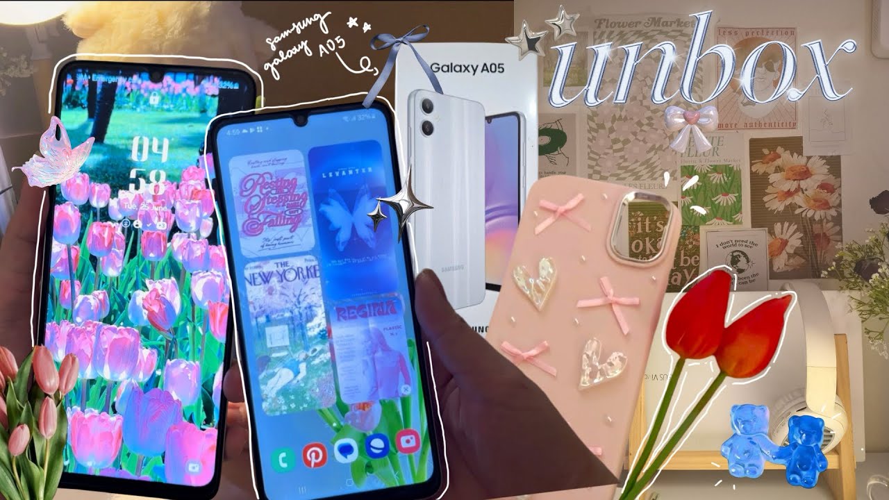 Calli Diaries #1| Unbox my New Phone with me! SAMSUNG GALAXY A05| Silver