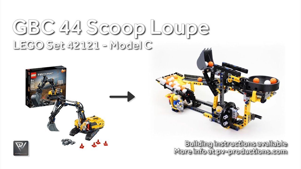GBC 44 Scoop Loupe - Building Instructions Alternate Build - 42121 Heavy Duty Excavator