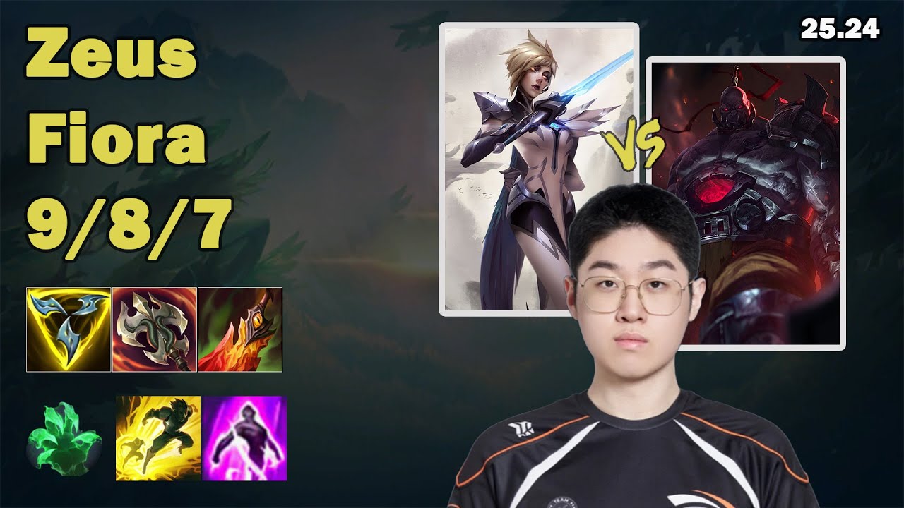 Zeus Fiora Top | Korean Master | Patch 25.24 |