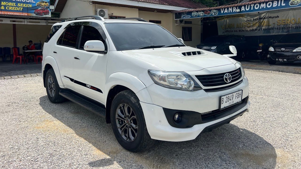 Di jual Toyota Fortuner G vnt Trd manual 2015 super Kondisi @vanriautomobil