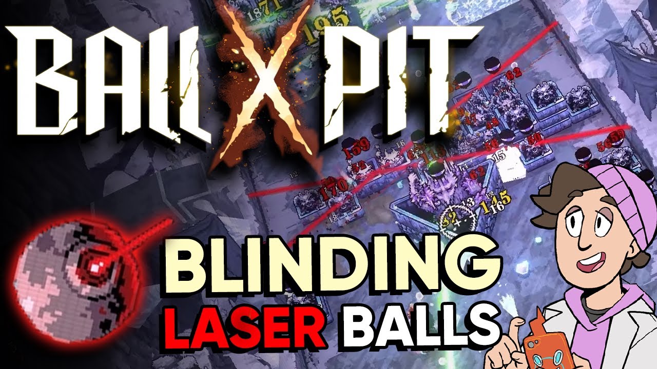 Shining LASERS Into The EYES OF THE ENEMY! Unlocking MORE Synergies and Characters! - Ball X Pit