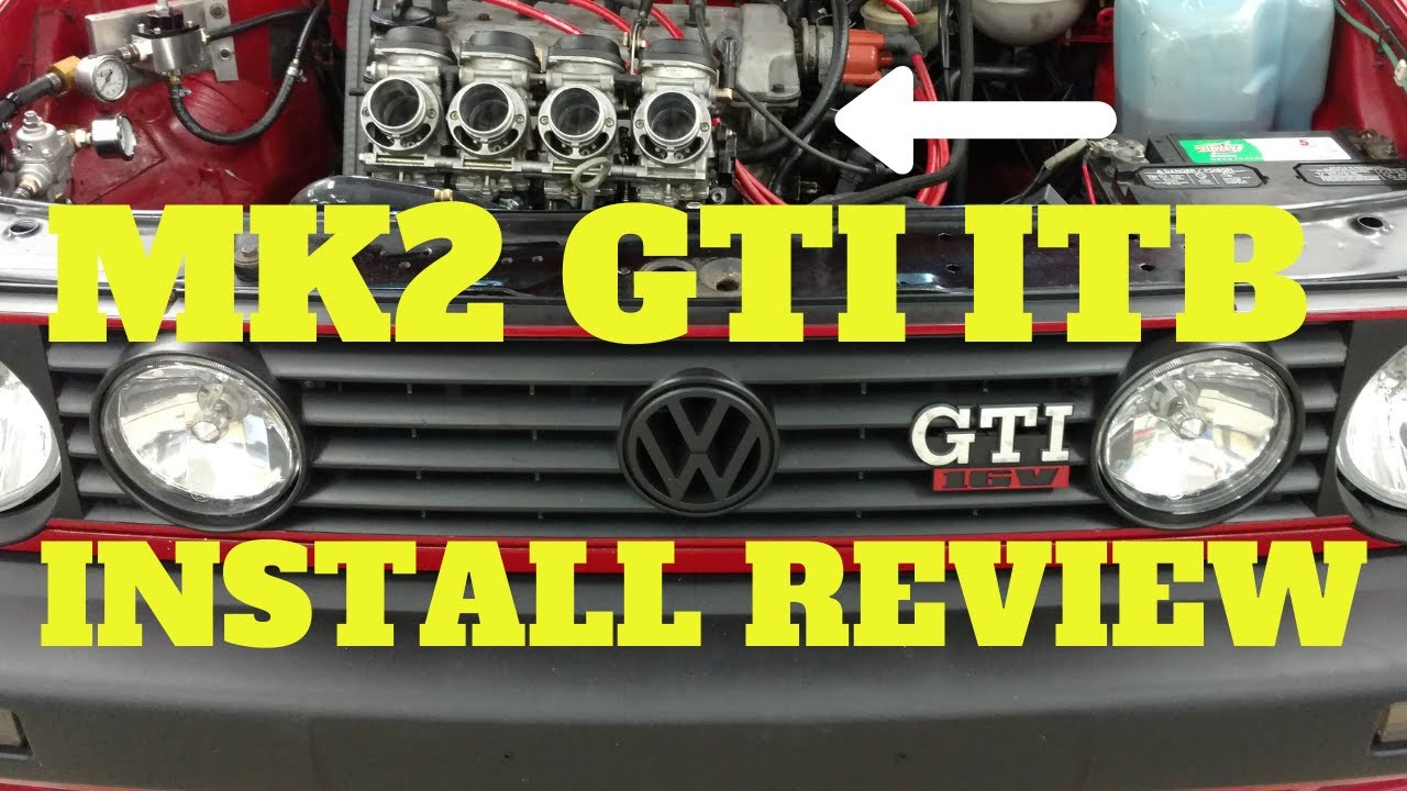 VW MK2 GTI BIKE CARB SWAP INSTALL REVIEW