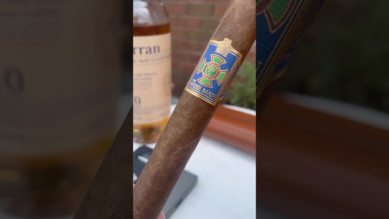 Smoking the Wise Man by Foundation Cigars 🔥💨 CIGAR ASMR #cigar #smoke #cigarsociety