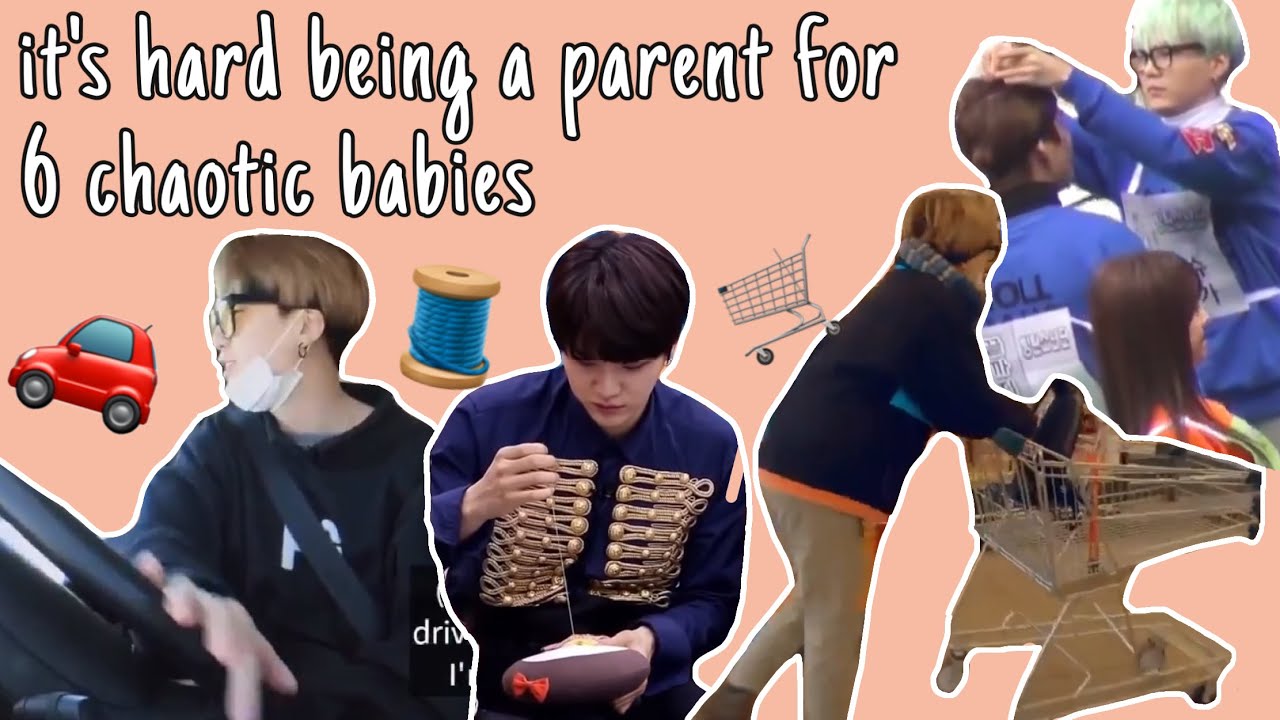 Yoongi being a single parent for bangtan | is this what we call a wifey material?