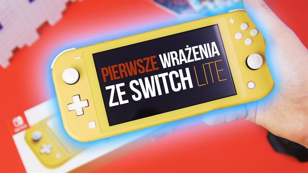 😲 SWITCH LITE - Rozpakowanie i Pierwsze Wrażenia ☑️