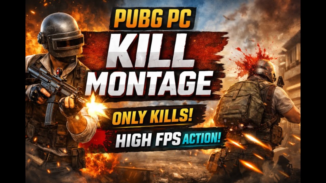 PUBG PC Kill Montage | Clean Edited Kills Only 🔫 | High FPS PUBG Gameplay