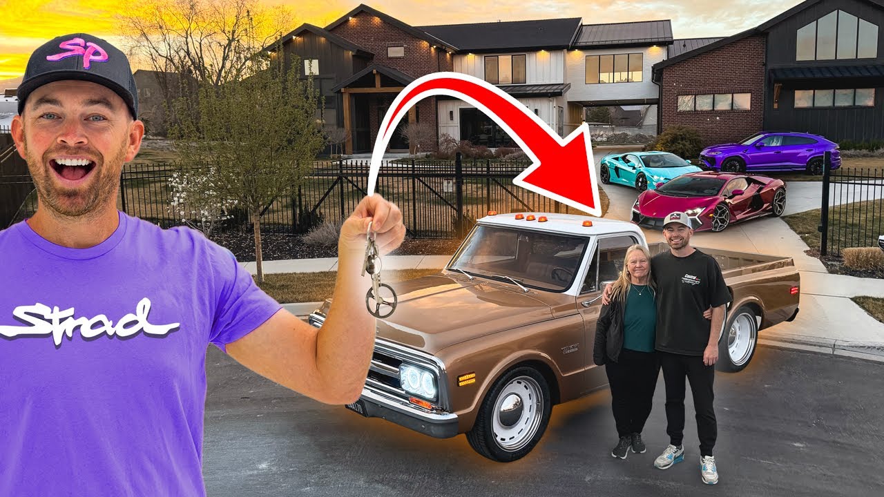 Surprising my Mom with my Dad's Fully Restored Dream Truck.