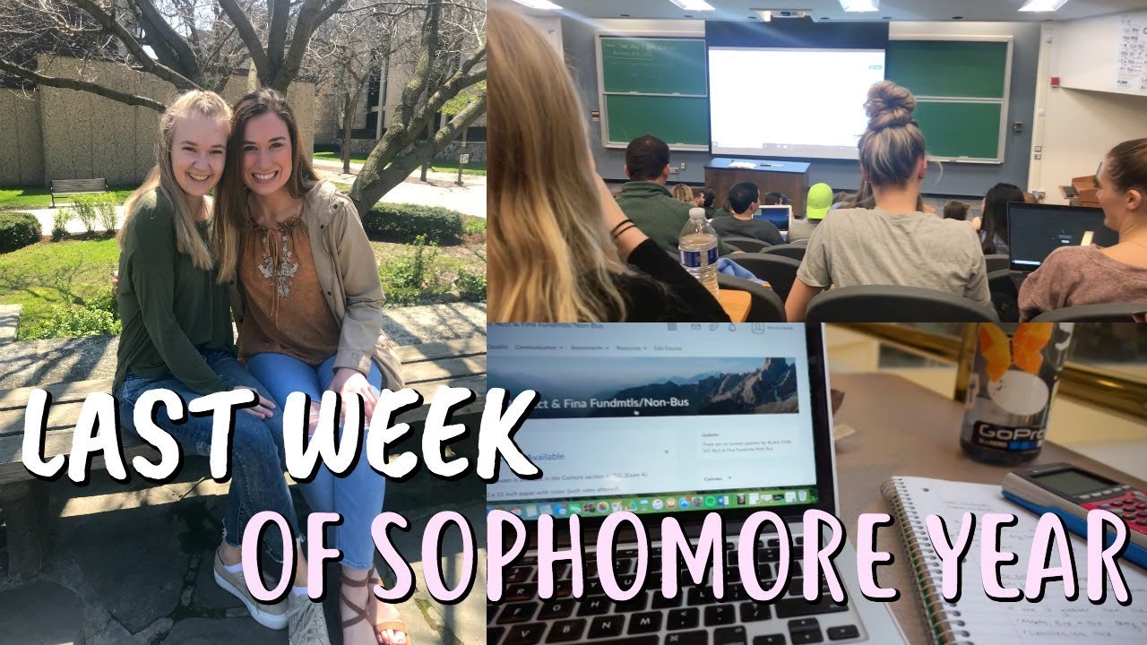 College Week In My Life | Last Week of Class + End of Sophomore Year