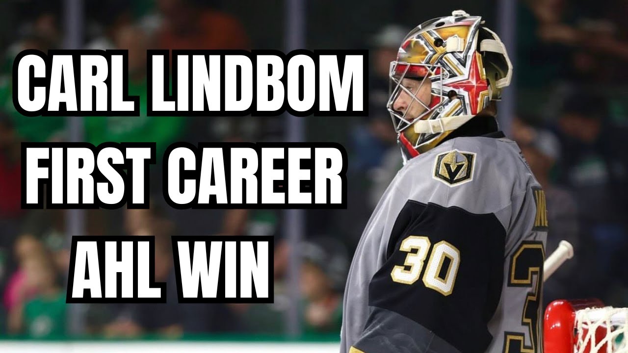CARL LINDBOM Stops 45 Shots In AHL WIN Debut